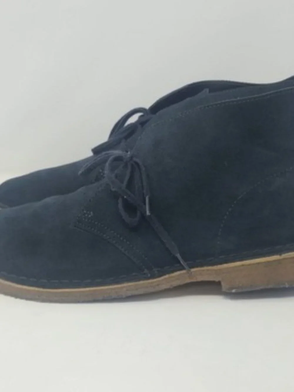 Clarks Originals Charles F Stead Navy Suede Desert Boots Chukka 12M